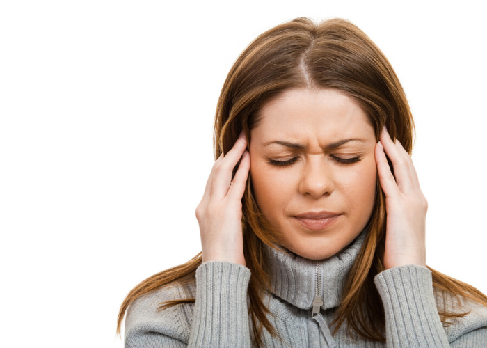 Woman with Migraines